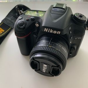 Nikon D7100 DSLR Camera and 50mm 1.8D lens